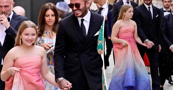  The Beckham couple’s 11-year-old daughter is criticized as a “malnourished child”